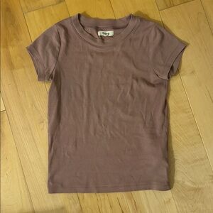 Madewell Women’s Mauve Brightside T-Shirt- XS